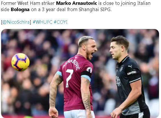 开云注册平台-阿瑙接近和意甲球队签约3年 欲和海港提前解约